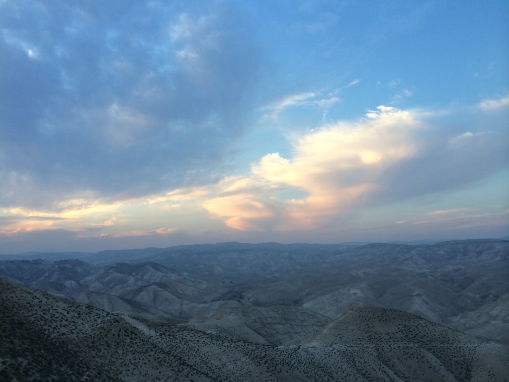 Old Jericho Road at Sunset